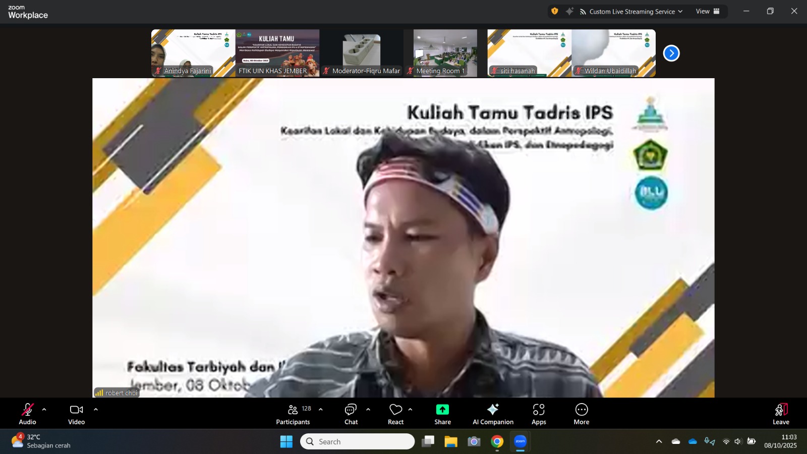 Kuliah Tamu Prodi Tadris IPS UIN KHAS Jember Angkat Tema Kearifan Lokal dan Budaya Mentawai